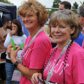 Lingfest volunteers in tshirts